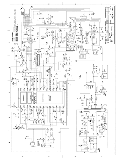 OVP CTV146A, CTV2027A, CTV2153A, CTV2154A, CTV2156A, CTV2164A, CTV2166A, CTV2170A, CTV2180A Only schematic diagram of this TV.